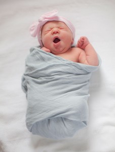 baby Colette Yawning
