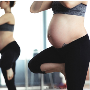 woman Exercising when pregnant