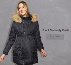 Maternity coat