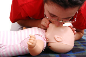 Infant Mouth to Mouth Resuscitation