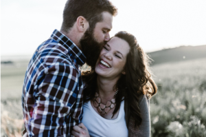 Couple kissing 