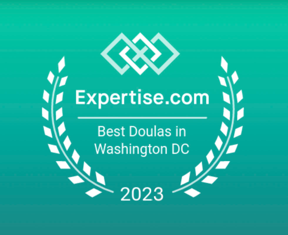 green Banner Expertise best doulas award 2023