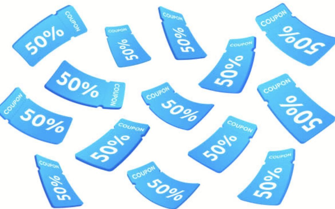 Coupons For Our Friends and Clients